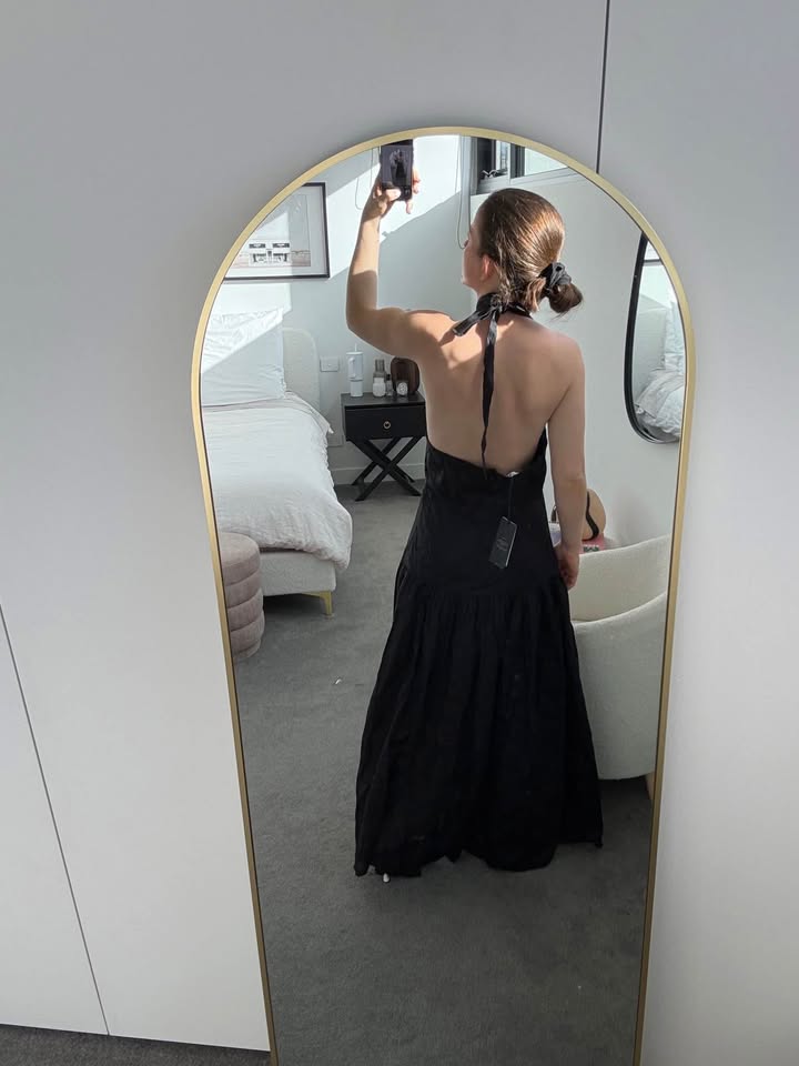 Witchery Linen Maxi Dress - size 12 BNWT