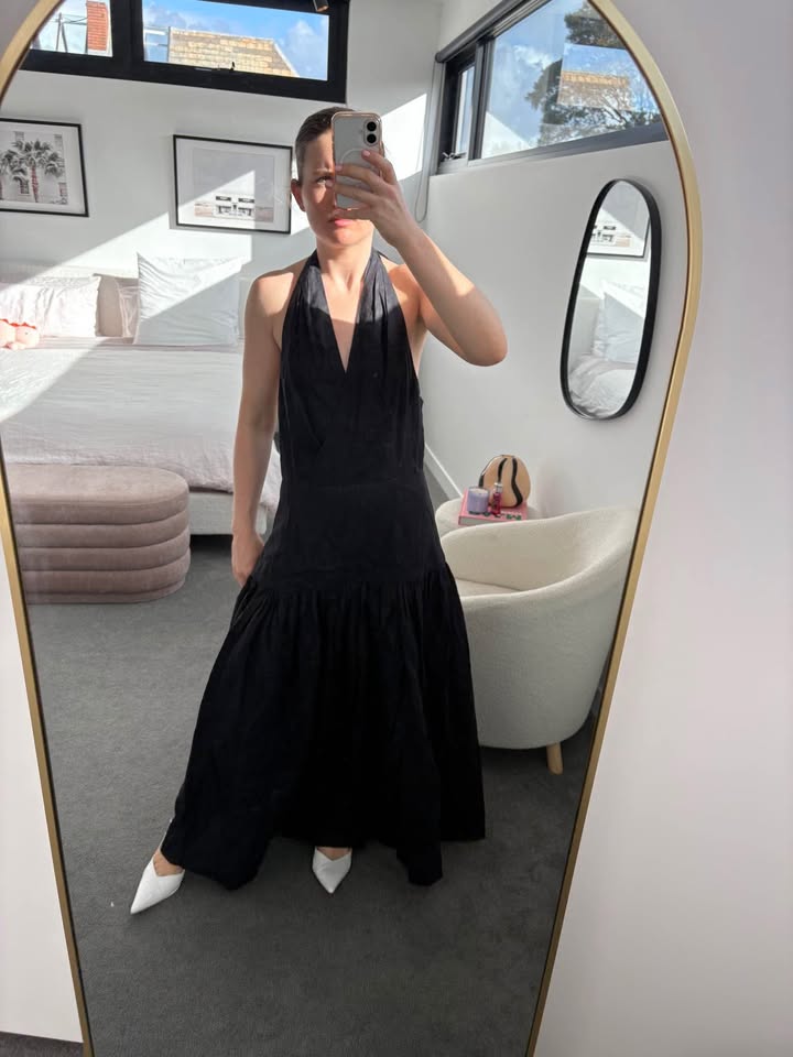 Witchery Linen Maxi Dress - size 12 BNWT