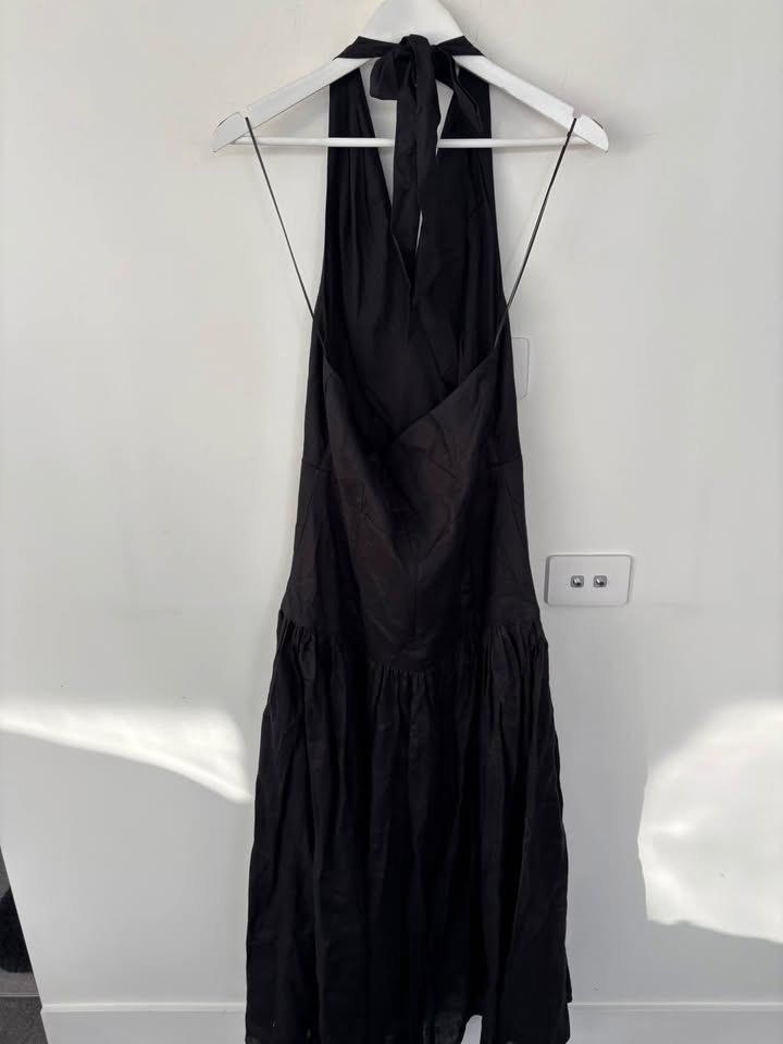Witchery Linen Maxi Dress - size 12 BNWT