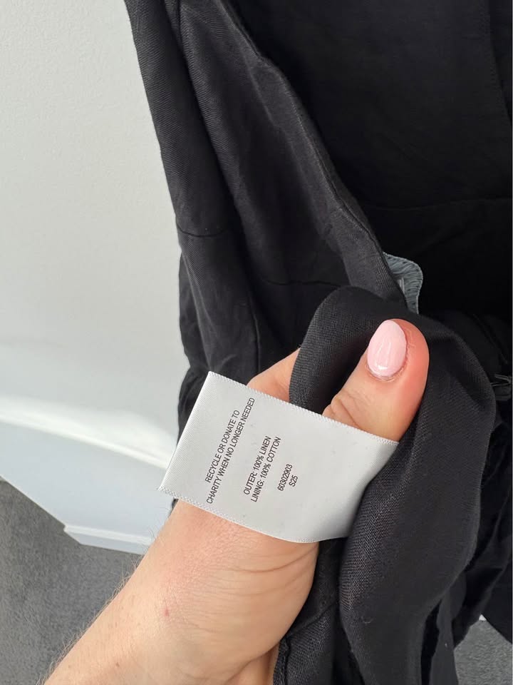 Witchery Linen Maxi Dress - size 12 BNWT