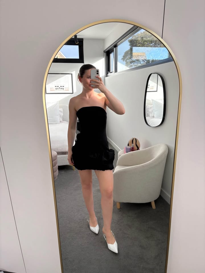 Misha Black Mini Dress - Size XS