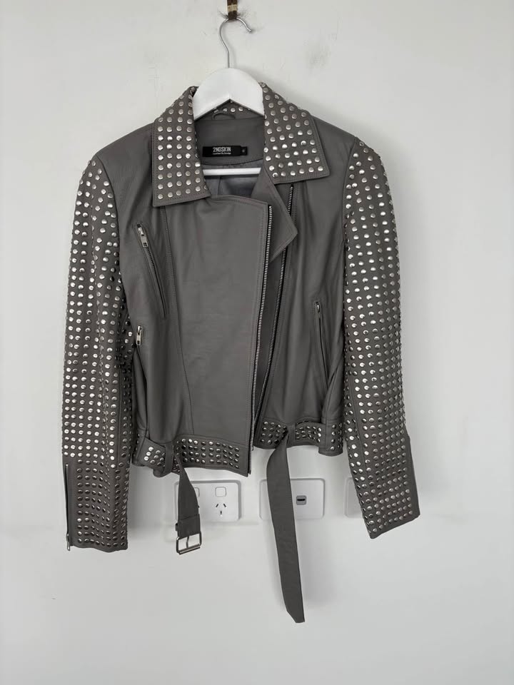 2nd Skin Leather Jacket - Size 10