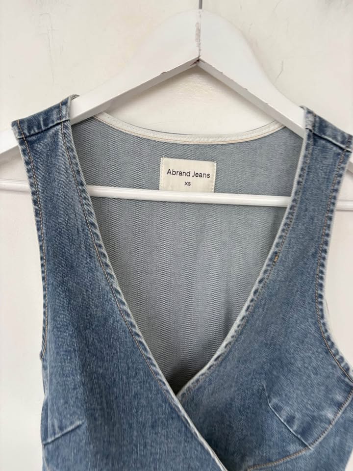 Abrand Jeans Denim Vest - Size XS