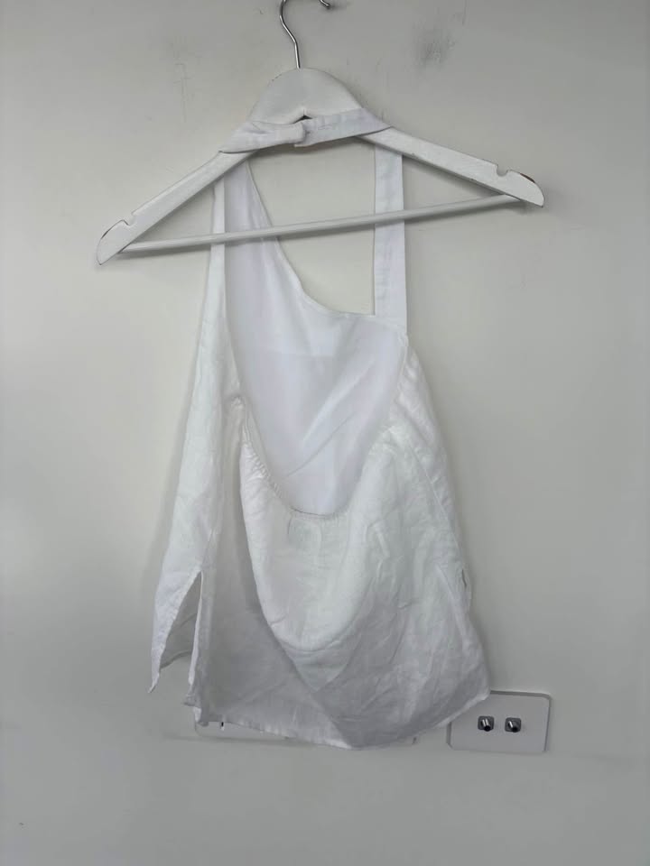 Dissh Linen Top - Size 8