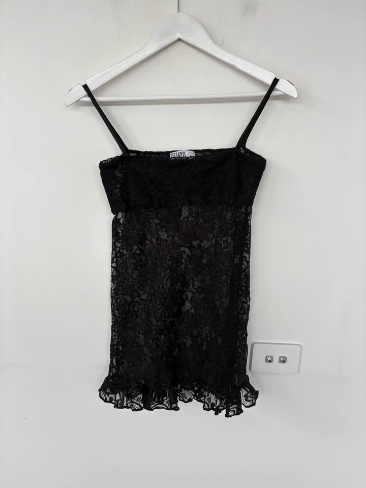 Vesper Studio Vsprco Lace Top - Size Small