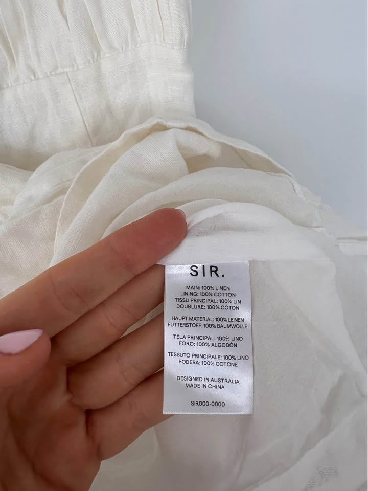Sir Cream Mini Dress - Size 0