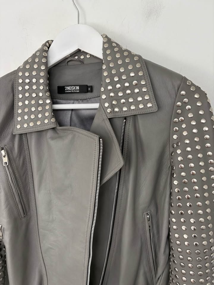 2nd Skin Leather Jacket - Size 10