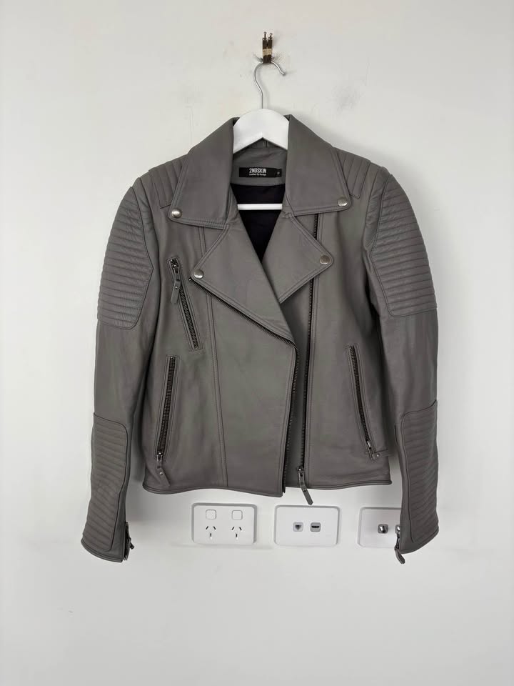 2nd Skin Leather Jacket - Size 10