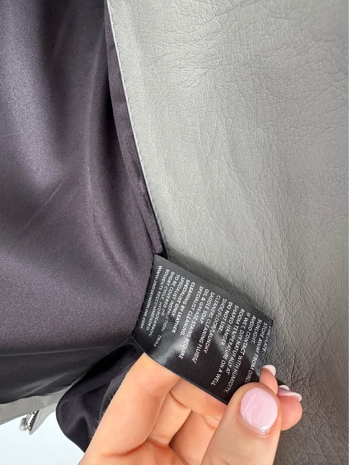 2nd Skin Leather Jacket - Size 10
