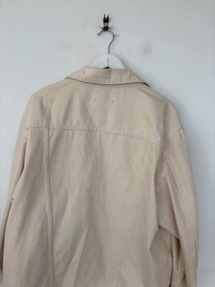 Sir. Cream Denim Jacket - Size Large