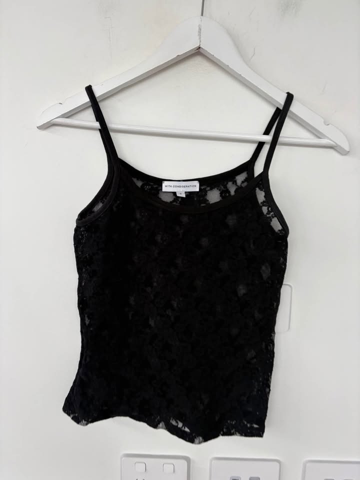 With Consideration Lace Top - Size Small