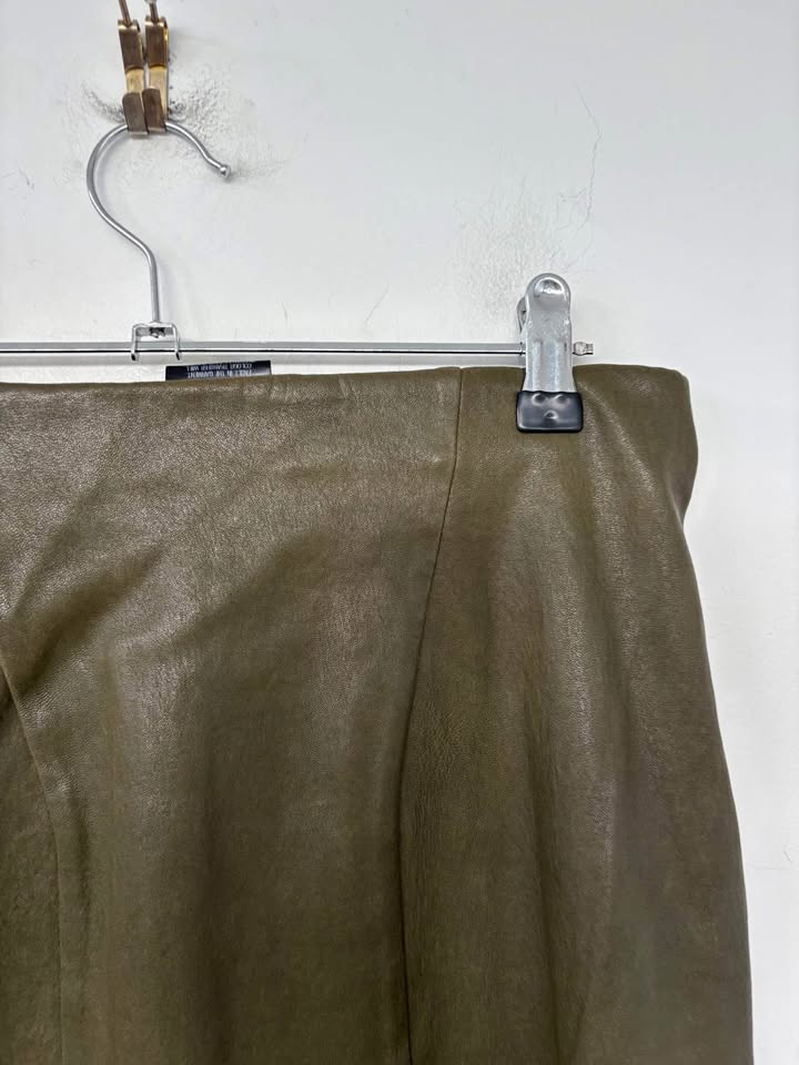 Scanlan Theodore Leather Skirt - Size 12