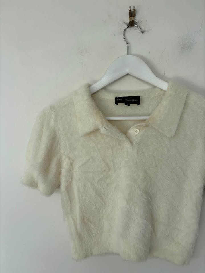 Elka Collective Polo Top - Size 8