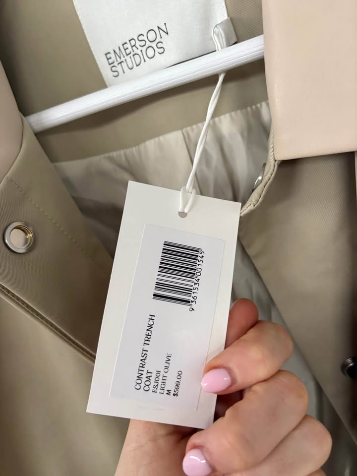 Emerson Studios Trench Coat - Size Medium