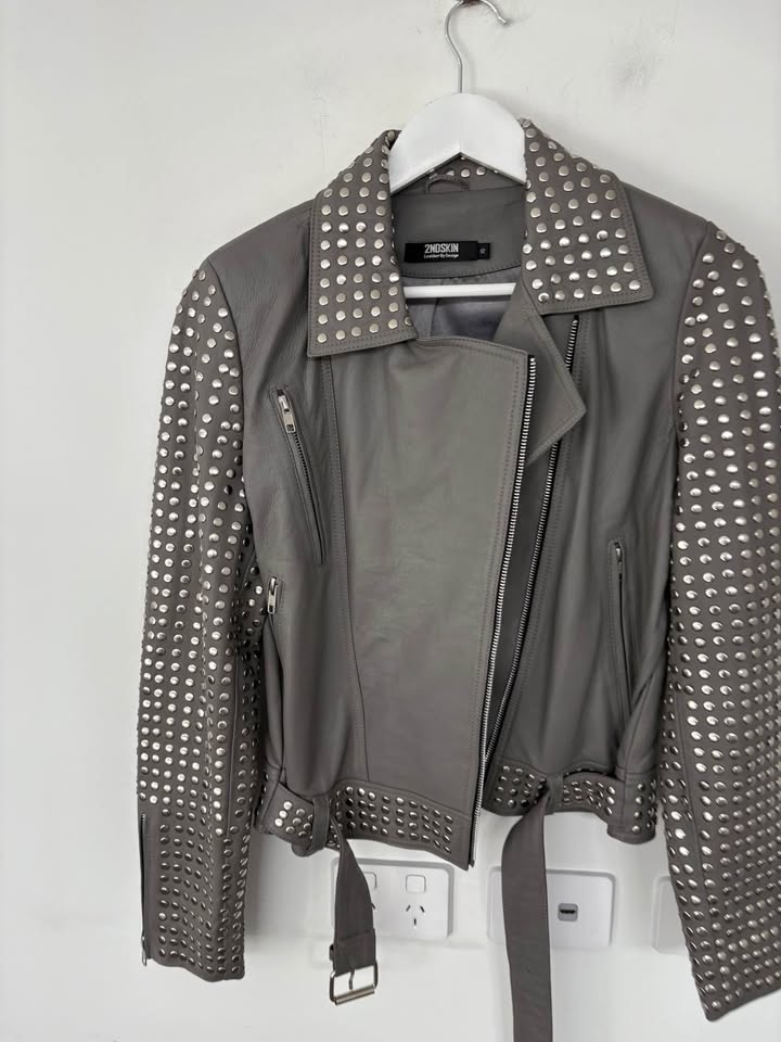 2nd Skin Leather Jacket - Size 10
