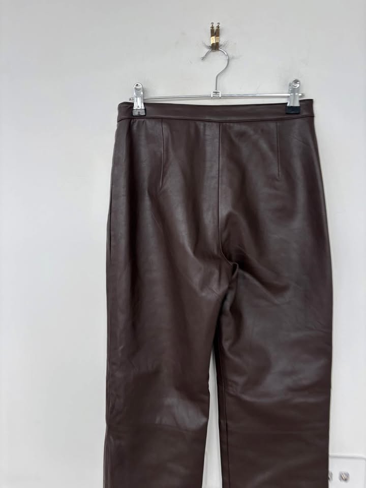 Henne Faux Leather Pants - Size 4