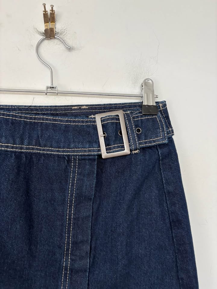 Kookai Denim Mini Skirt - Size 6