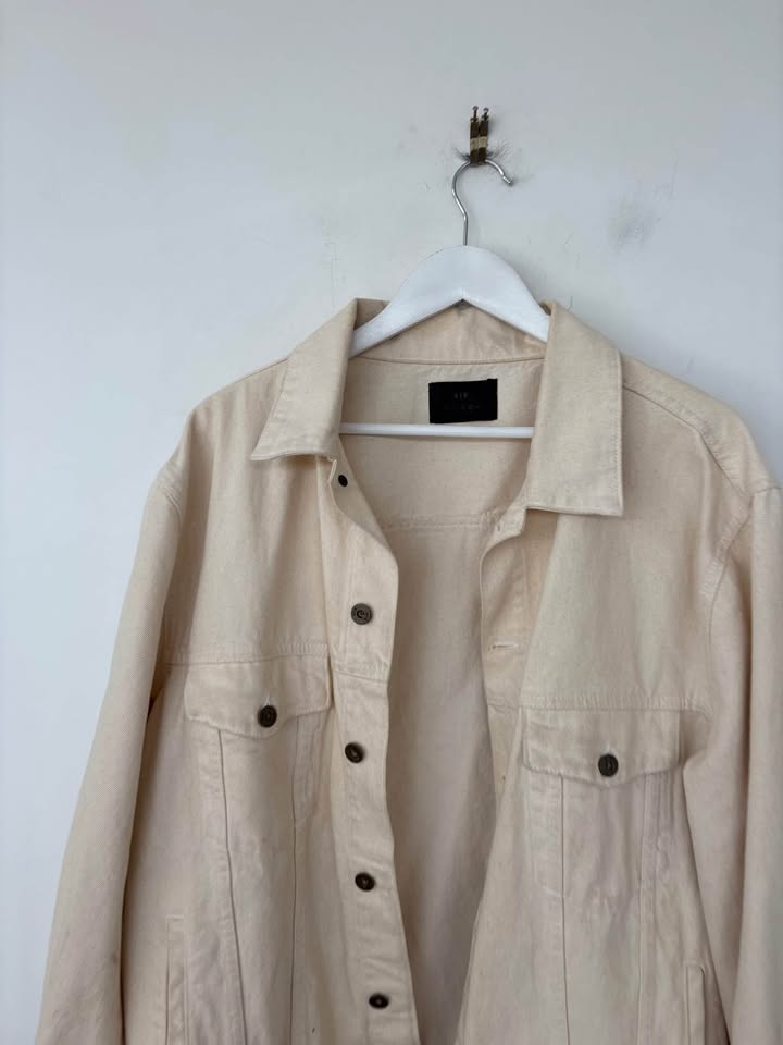 Sir. Cream Denim Jacket - Size Large