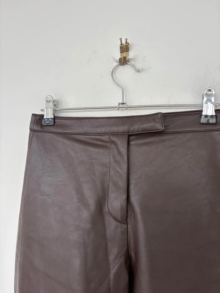 Henne Faux Leather Pants - Size 4