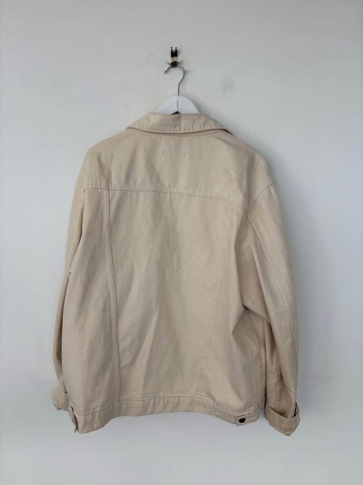 Sir. Cream Denim Jacket - Size Large