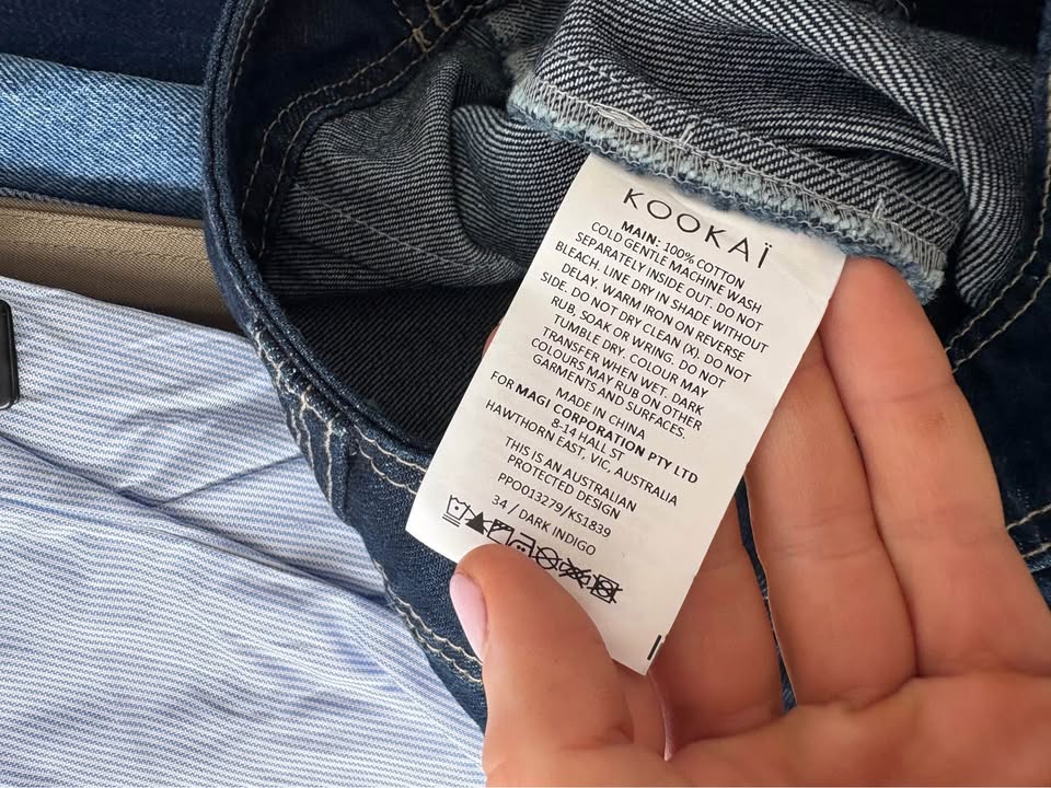 Kookai Denim Mini Skirt - Size 6