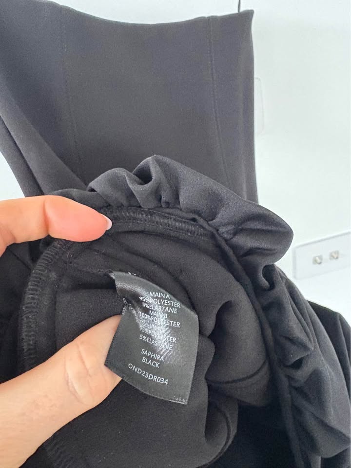 Misha Black Mini Dress - Size XS