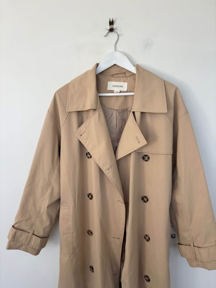 Glassons Trench Coat - Size Large