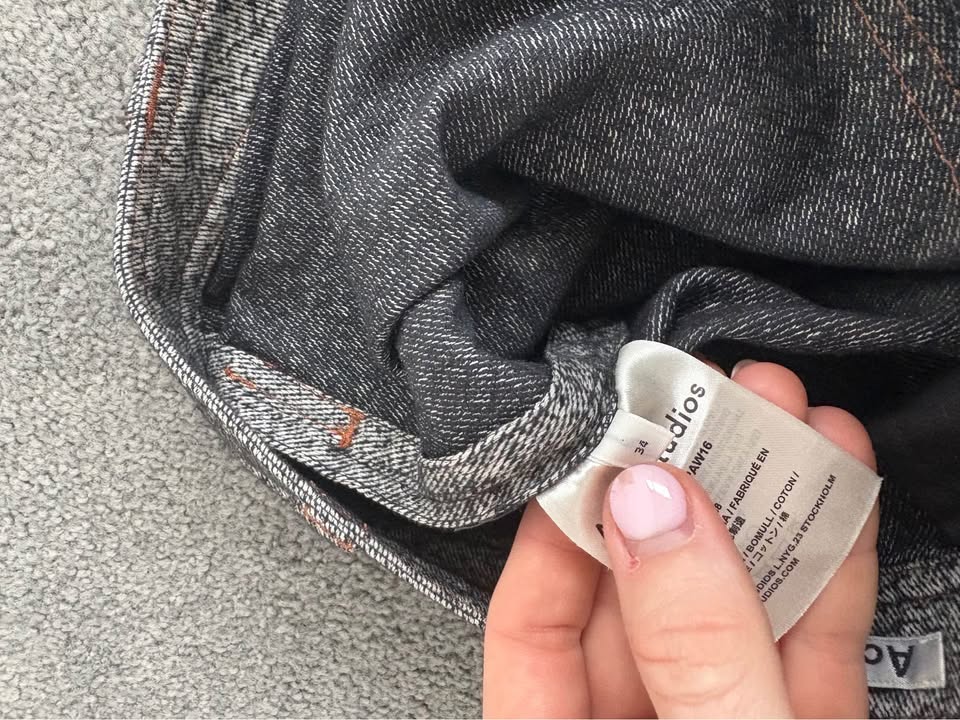 Acne Studios Denim Pants - Size 34
