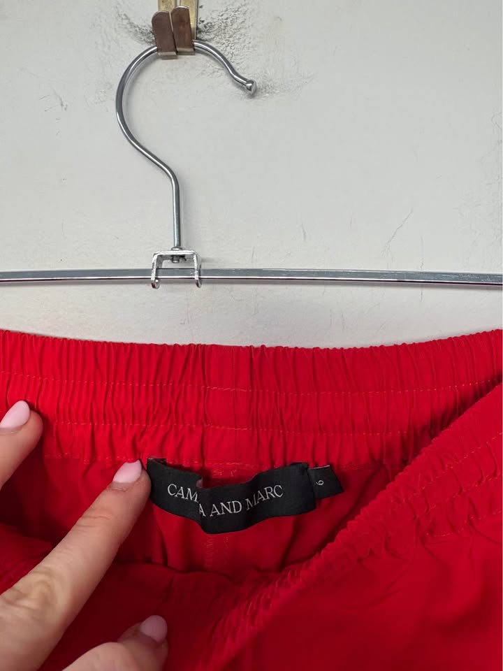 Camilla and Marc Red Pants - Size 6