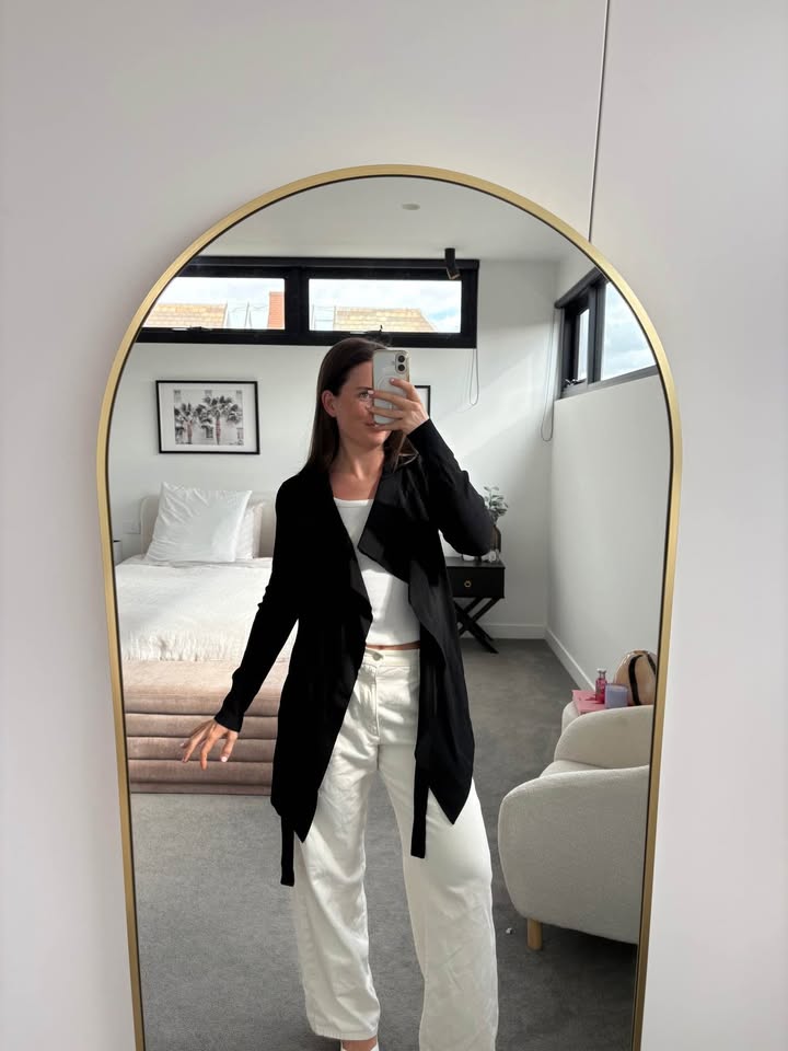 Scanlan Theodore Crepe Knit Cardigan - Size Medium