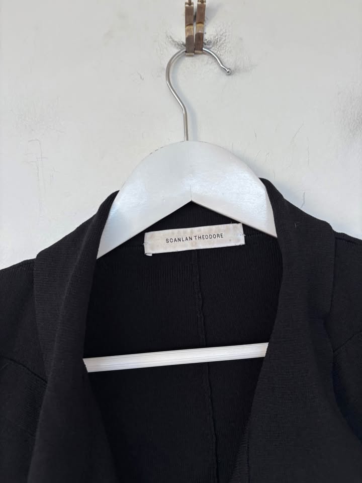 Scanlan Theodore Crepe Knit Cardigan - Size Medium