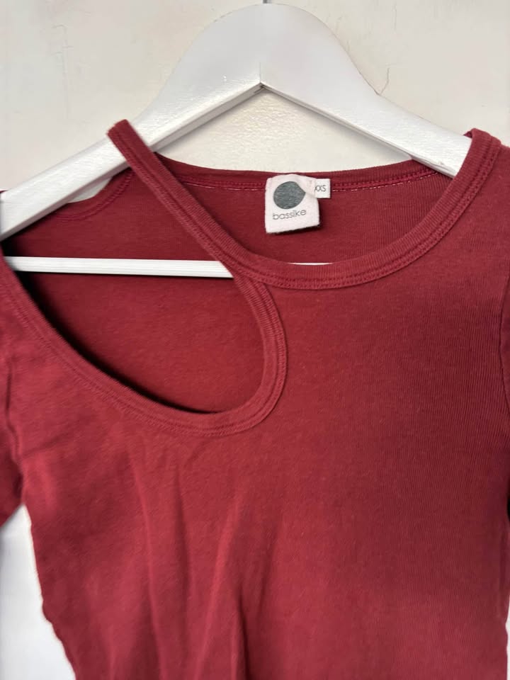 Bassike Longsleeve Top - Size XXS