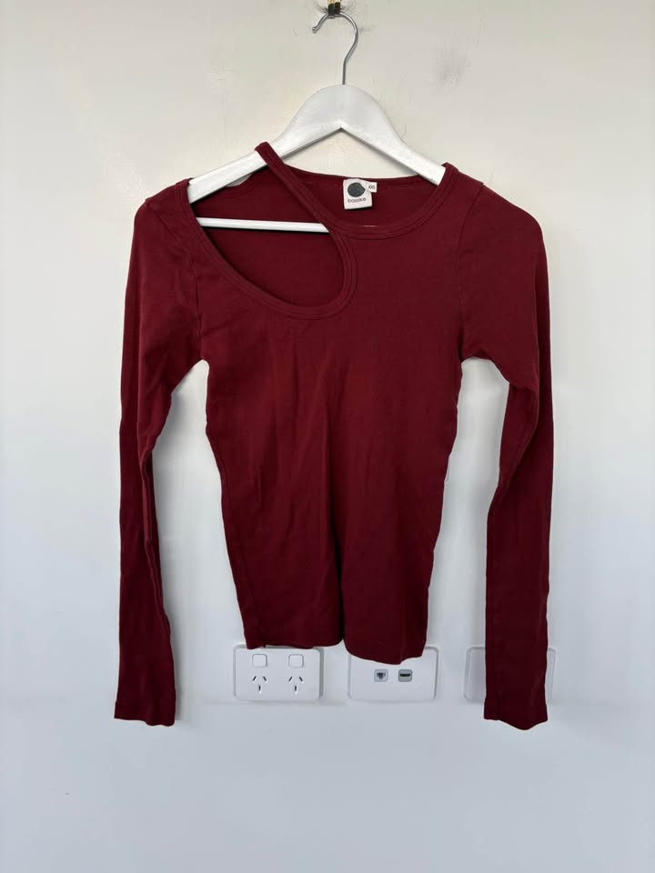 Bassike Longsleeve Top - Size XXS