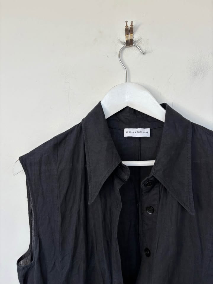 Scanlan Theodore Linen Dress - Size 12