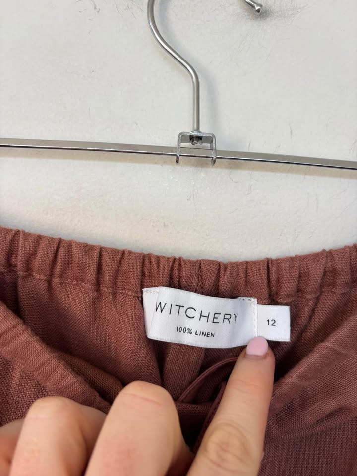 Witchery Linen Pants - Size 12