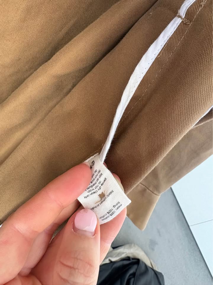 Bassike Trench Coat - Size XS/S