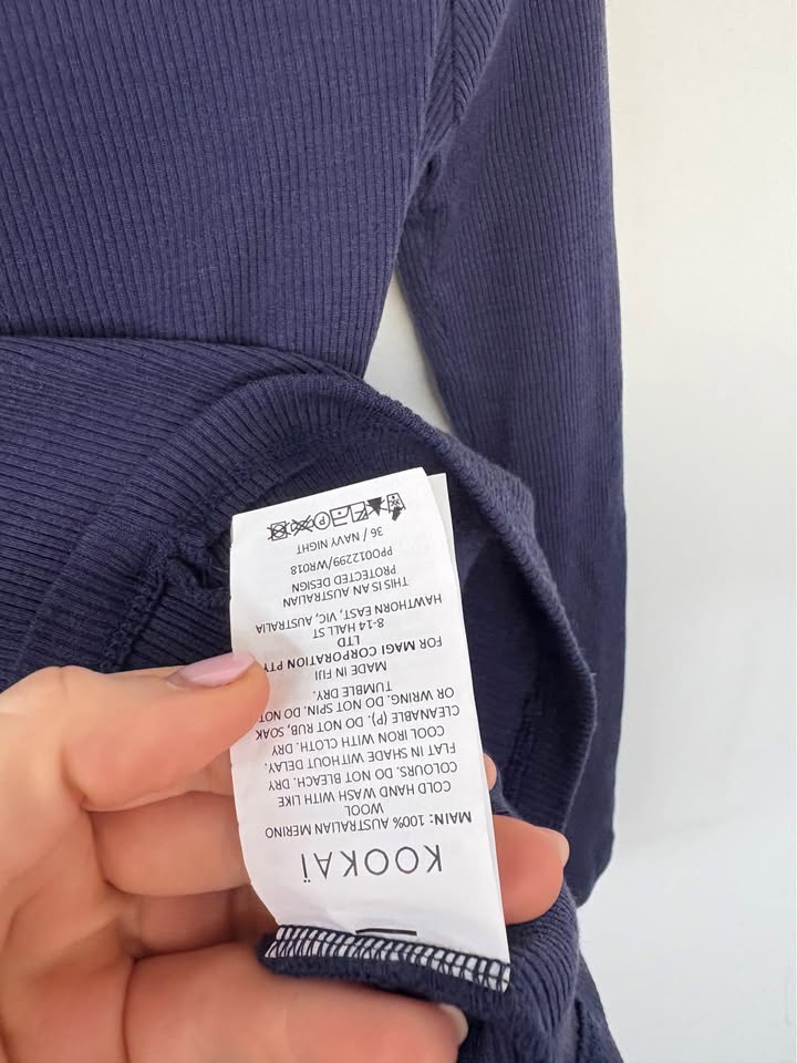 Kookai Longsleeve Top - Size 8