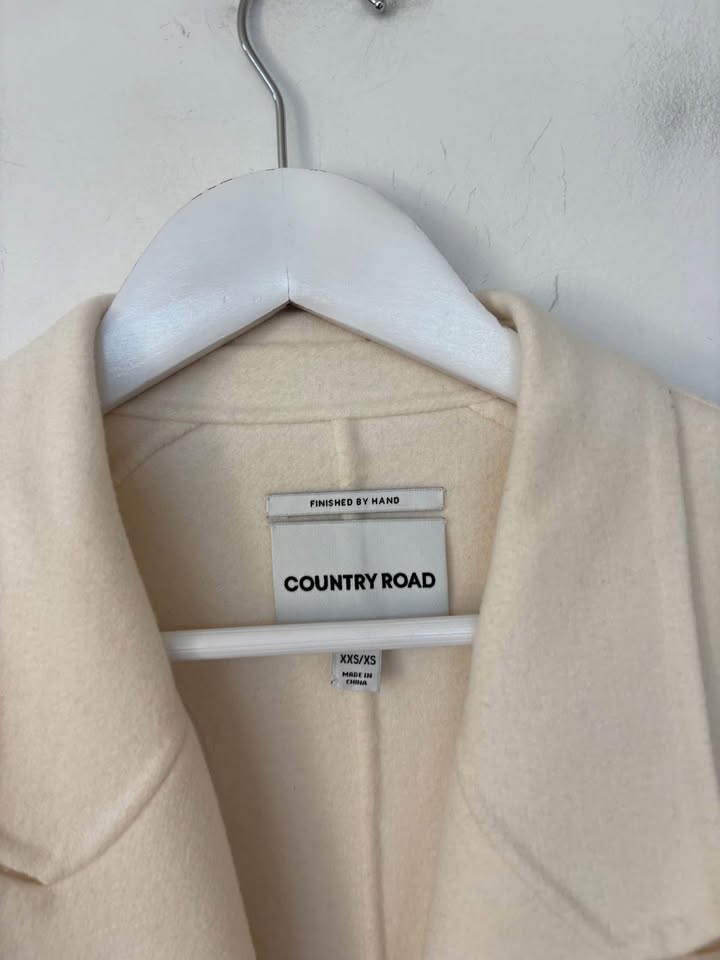 Country Road Coat - Size XXS/XS