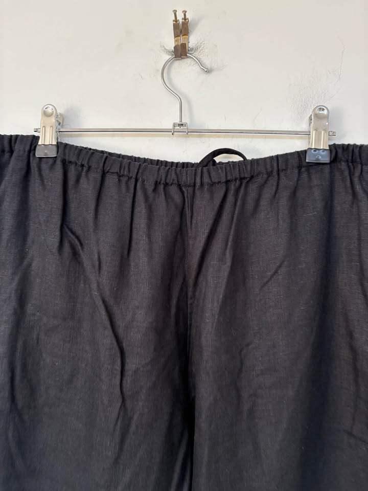 Witchery Black Linen Pants - Size 12