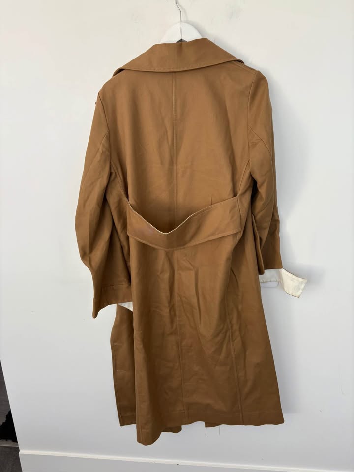 Bassike Trench Coat - Size XS/S