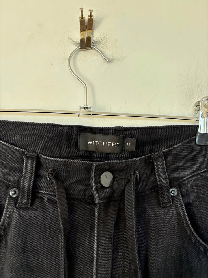 Witchery Black Jeans - Size 12