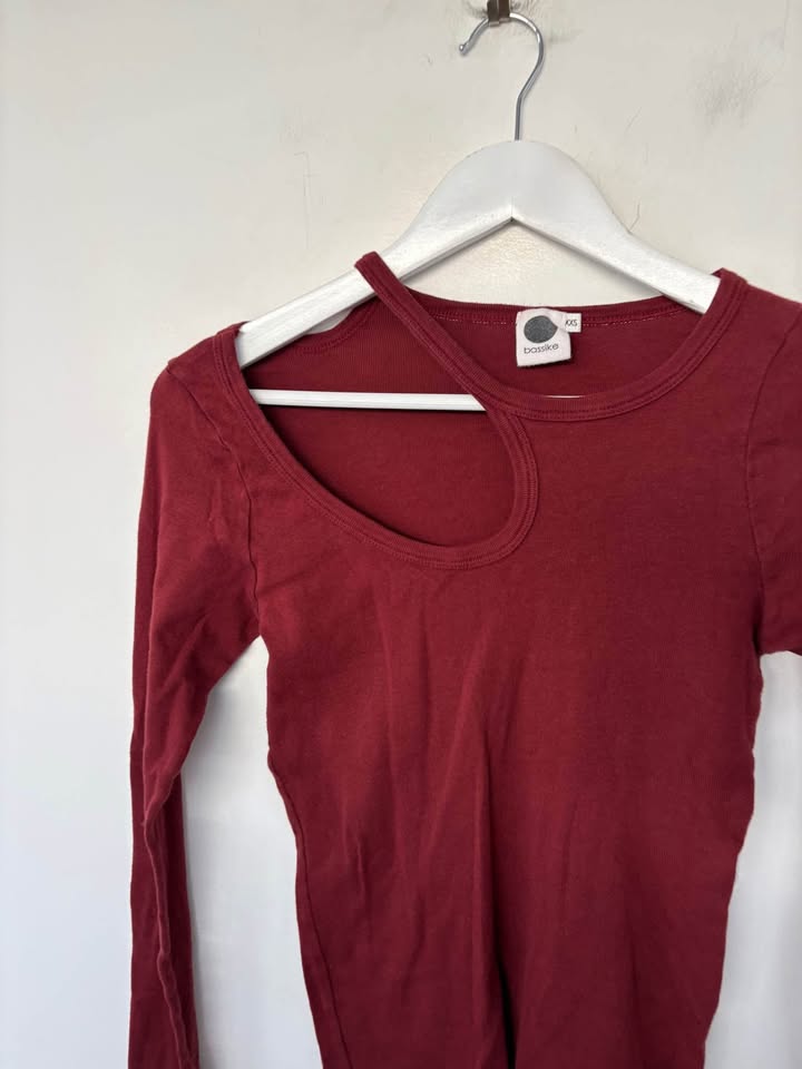 Bassike Longsleeve Top - Size XXS