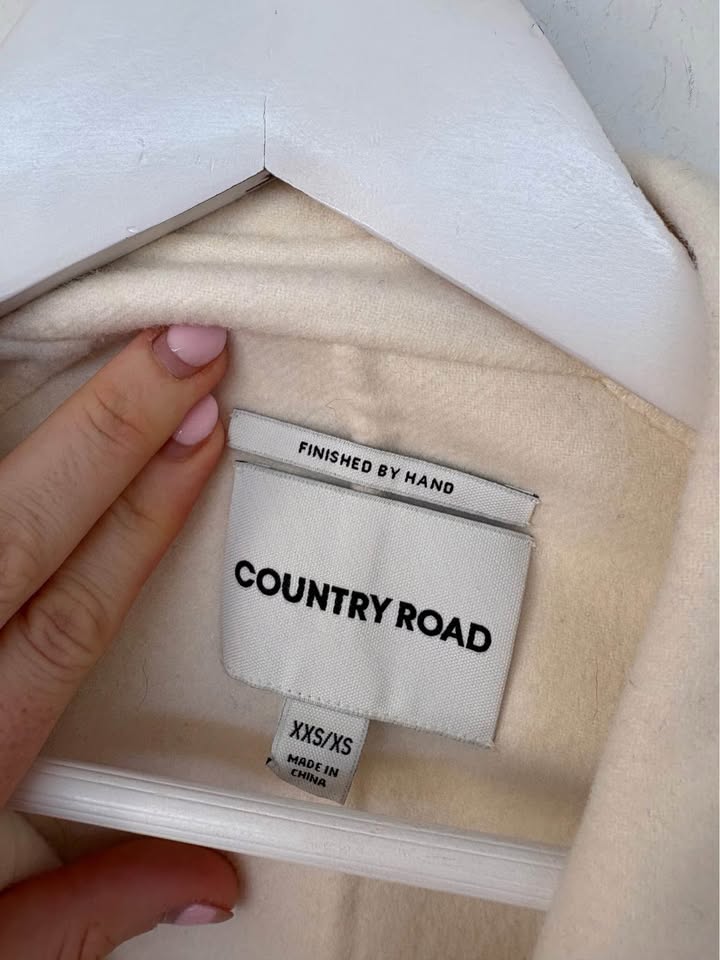 Country Road Coat - Size XXS/XS