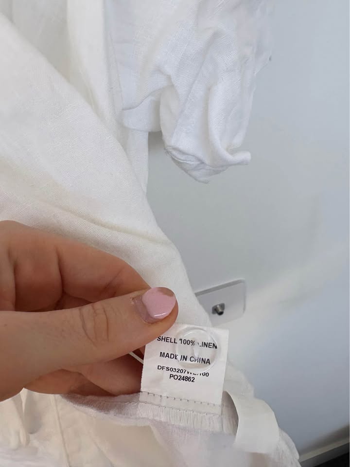 Dissh Linen Shirt - Size 6
