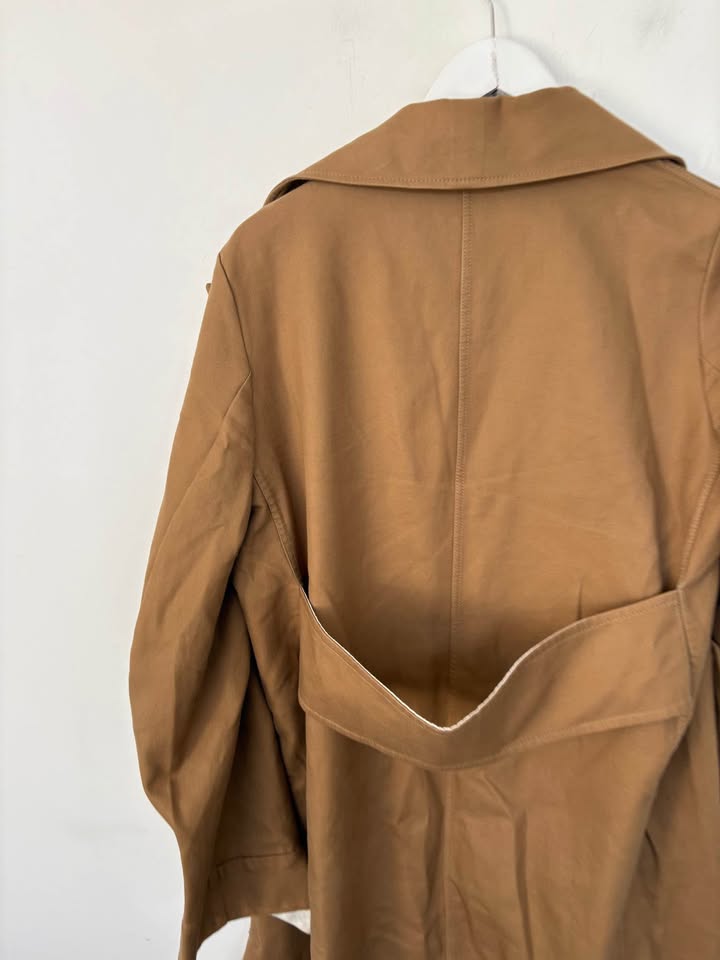 Bassike Trench Coat - Size XS/S