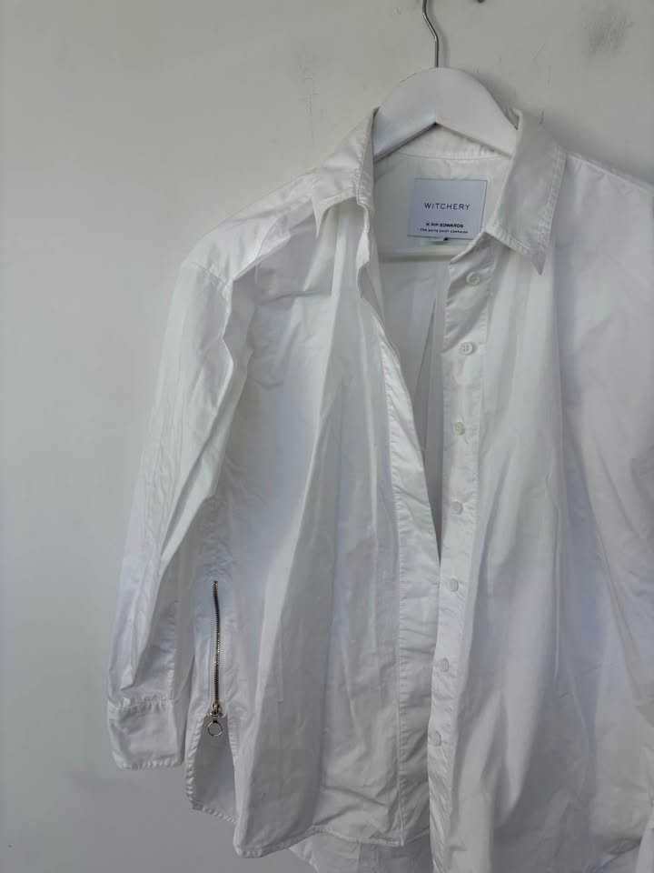 Witchery White Shirt - Size 8