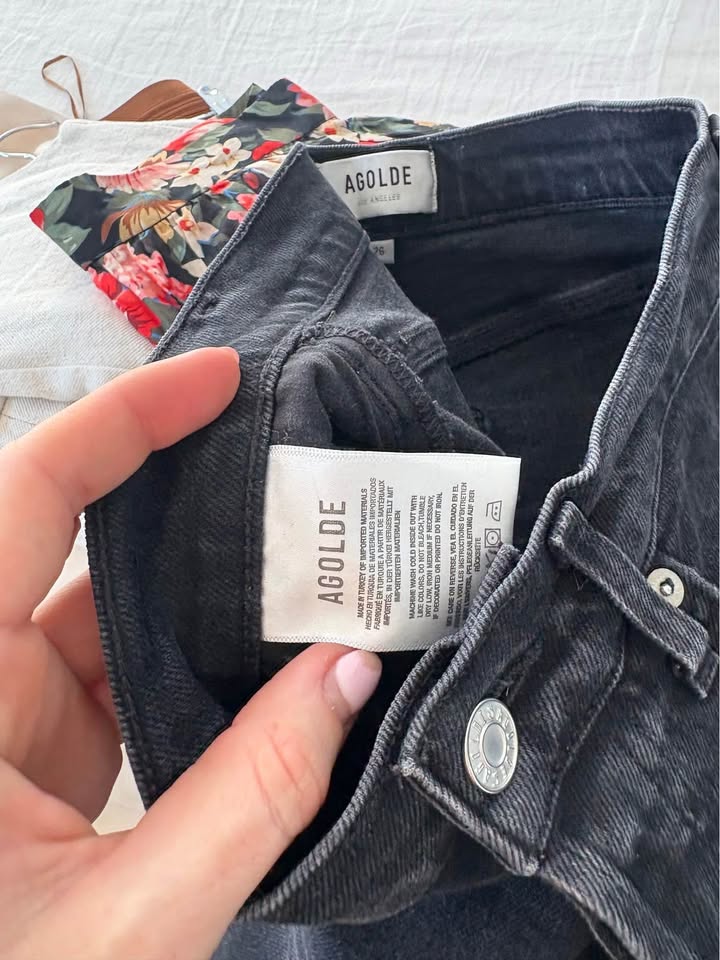 Agolde Black Jeans - Size 26