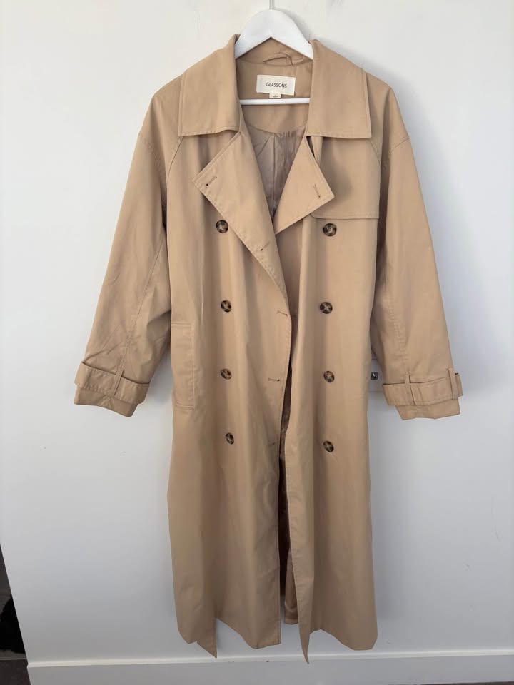Glassons Trench Coat - Size Large