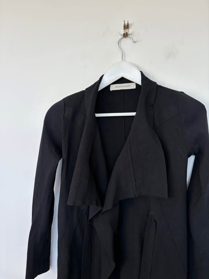 Scanlan Theodore Crepe Knit Cardigan - Size Medium
