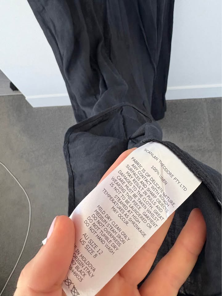 Scanlan Theodore Linen Dress - Size 12